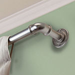 Rod Desyne Industrial Pipe Blackout 1 IN Adjustable Curtain Rod
