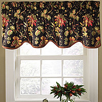 2 NIP Georgetown Tapestry Blouson Valances JCPenney