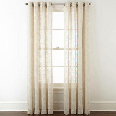 Jcpenney Home Sydney Grommet Top Curtain Panel Jcpenney