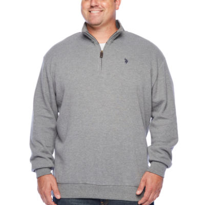 quarter zip pullover big and tall