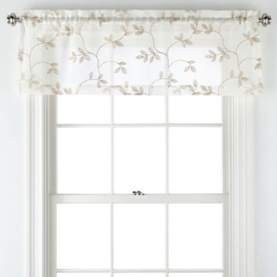 Regal Home Collections Inc Meadow Rod Pocket Valance Jcpenney
