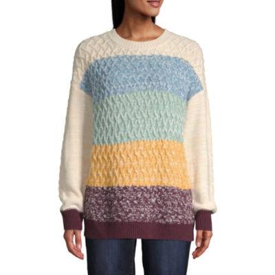women's crew neck pullover sweater