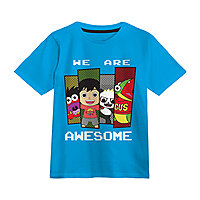 Dotrewes Boys Graphic T-Shirts Kids Casual Tees Short Sleeve Tops