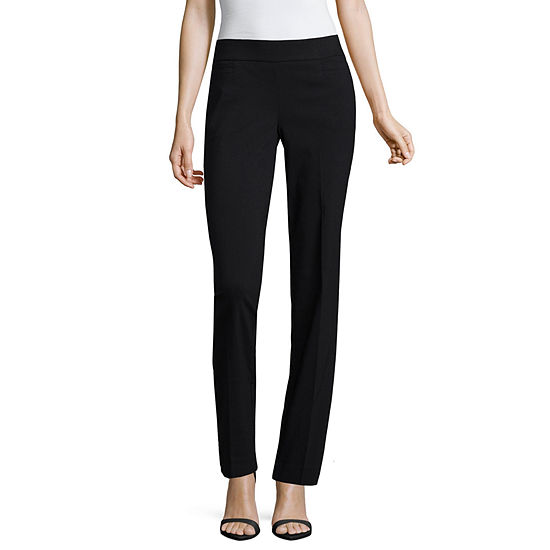 Liz Claiborne Classic Fit Secretly Slender Pull-On Pants-JCPenney