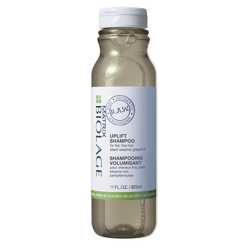 BIOLAGE R.A.W. Uplift Shampoo for Flat, Sulfate Free, Fine Hair with Black Sesame and Grapefruit, Sulfate Free, 11 fl. oz. BIOLAGE R.A.W. Uplift Shampoo for Flat, Sulfate Free, Fine Hair with Black Sesame and Grapefruit, Sulfate Free, 11 fl. oz.
