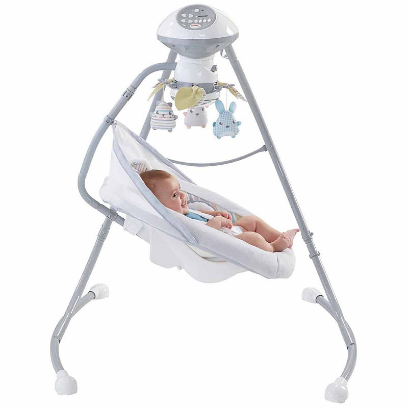 Fisher-Price Sweet Snugapuppy Swing, Dual Motion Baby Swing with Music, Sounds and Motorized Mobile (B01MQM7W6M)