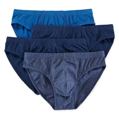 4-pk. Cotton Stretch Bikini Briefs 