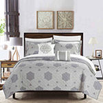 Chic Home Zoe 9-pc. Embroidered Quilt Set