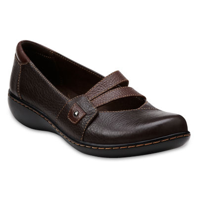clarks leather mary janes