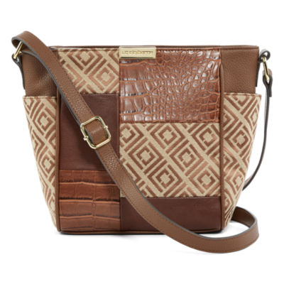 Liz Claiborne Lola Crossbody Bag, Color Maple Multipatch JCPenney