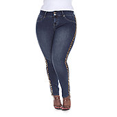 Women Ladies Glist Nov Hole Distressed Nono Dew Denim Pant Jeans Jegging UK 6-22 