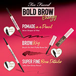 Too Faced Brow Wig Brush on Brow Gel