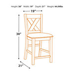 Signature Design by Ashley® Caitir Set of 2 Upholstered Barstools
