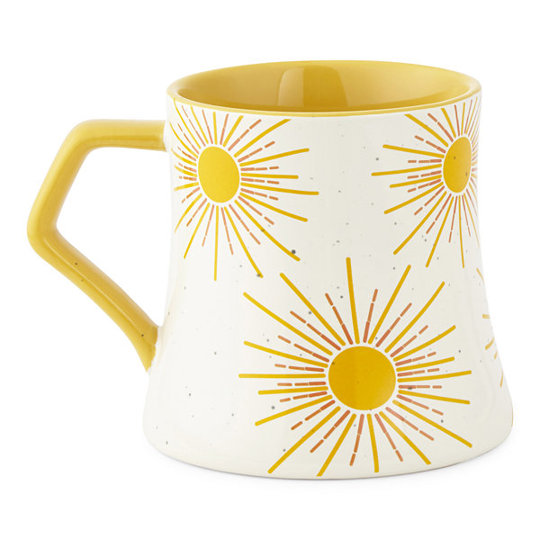 Home Expressions Modern Retro Sun Coffee Mug