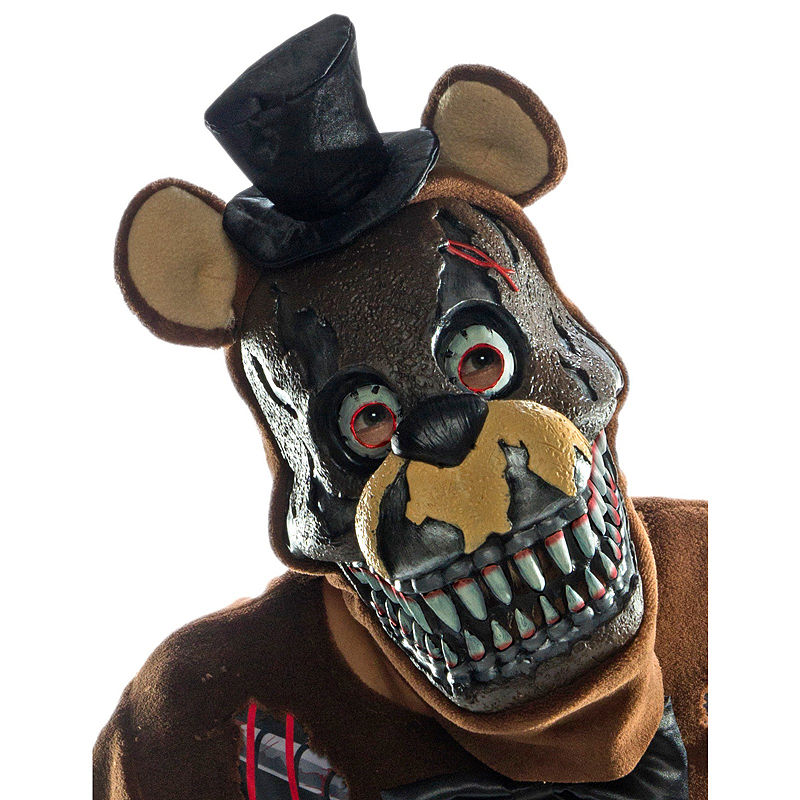 Buyseasons Five Nights At Freddy'S - Nightmare Adult Pvc 3/4Mask, Brown