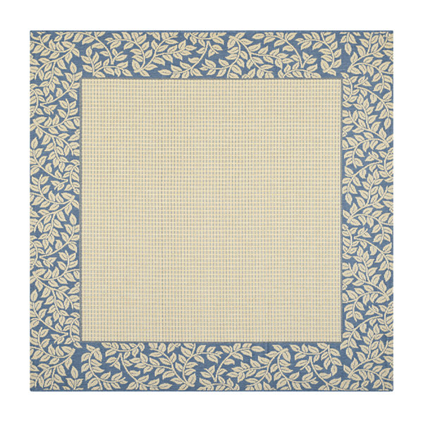 Safavieh Courtyard Collection Chad Oriental Indoor/Outdoor Square Area Rug