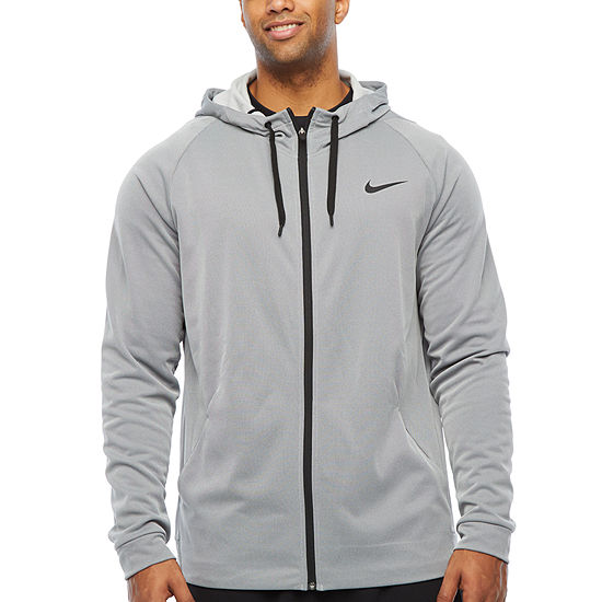 Nike Big and Tall Mens Hooded Neck Long Sleeve Sweatshirt, Color: Gray ...