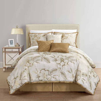 Home Expressions Gold Reversible 7-pc. Comforter Set - JCPenney