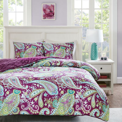 intelligent design benny comforter set whit