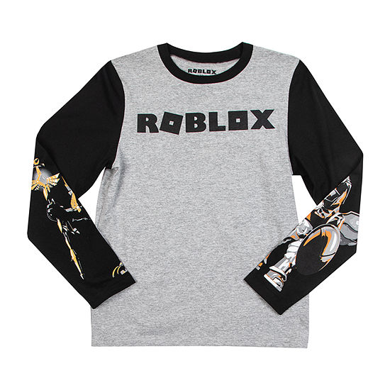 Little Kid Big Kid Boys Crew Neck Long Sleeve Graphic T Shirt - how much is all my clothes on roblox worth
