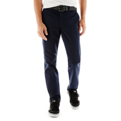 slim fit tapered leg ring spun work pants