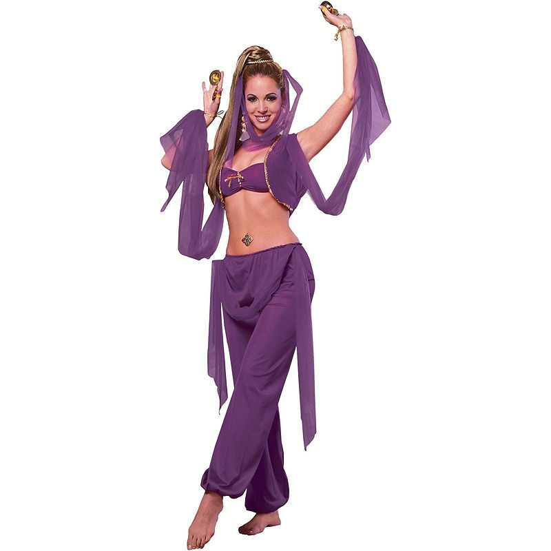 Buyseasons Desert Princess 4-Pc. Dress Up Costume Womens, Girls, Purple