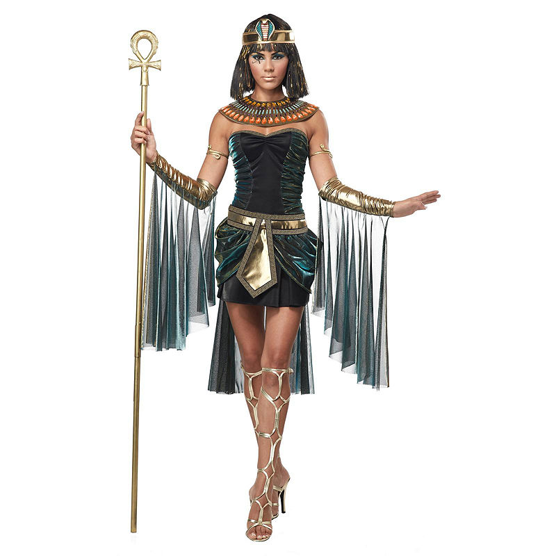 Buyseasons Egyptian Goddess 5-Pc. Dress Up Costume Womens, Girls, Size Small, Black