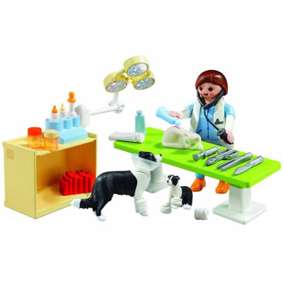 playmobil vet visit carry case