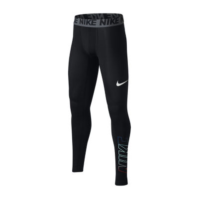 boys nike compression tights