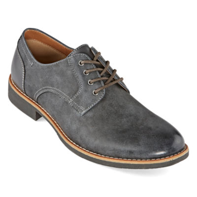 St. John's Bay Mens Oliver Oxford Shoes, Color: Gray - JCPenney