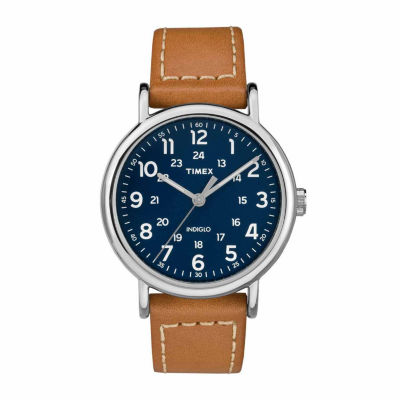 Timex Weekender 40MM Mens Brown Strap Watch-Tw2r42500jt - JCPenney