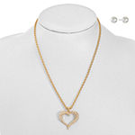 Mixit Heart 2-pc. Simulated Pearl Jewelry Set