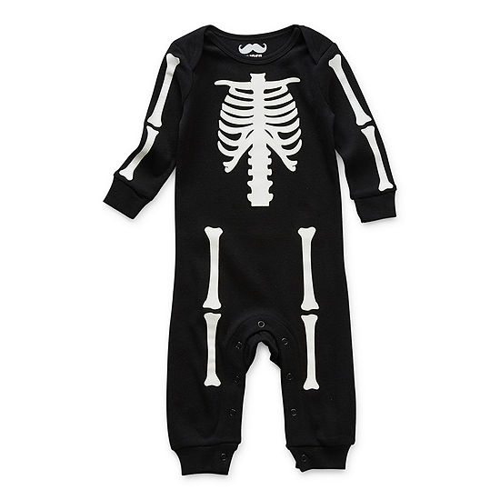 Skeleton Family Baby Unisex Long Sleeve One Piece Pajama