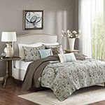 Madison Park Lavinia 6-pc. Quilted Coverlet Set