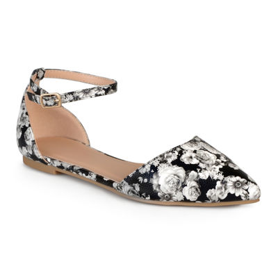 ankle strap ballet flats