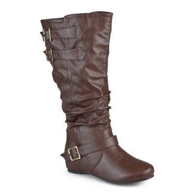 womens wide width slouch boots