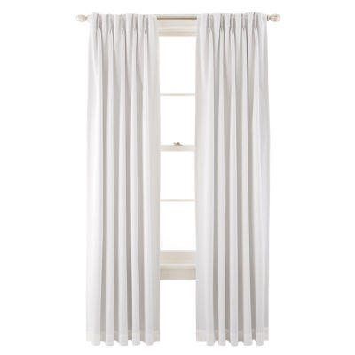 JCPenney Home Kathryn Energy Saving Light-Filtering Pinch Pleat Curtain Panel
