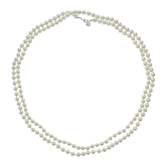 Monet Jewelry 63 Inch Simulated Pearl Collar Necklace