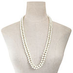 Monet Jewelry 63 Inch Simulated Pearl Collar Necklace