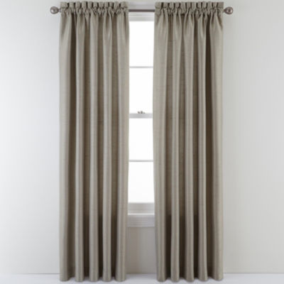 Sutton Place Antique Satin Rod Pocket Curtain Panel