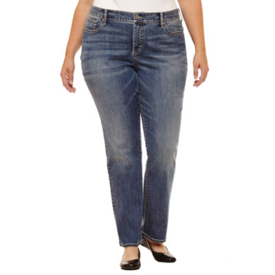 st john's bay straight leg jeans