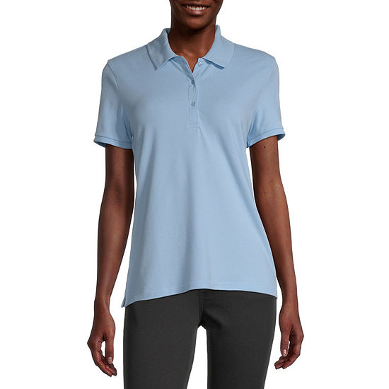 Arizona Juniors Womens Short Sleeve Polo Shirt