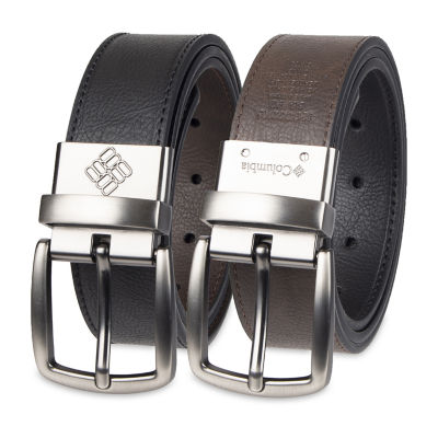 Columbia™ Leather Reversible Men's Belt with Single Stitch
