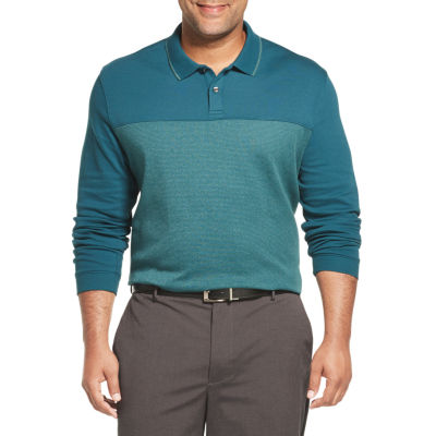 big & tall long sleeve polo shirts
