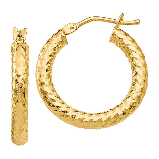 Made in Italy 14K Gold 22mm Hoop Earrings - JCPenney