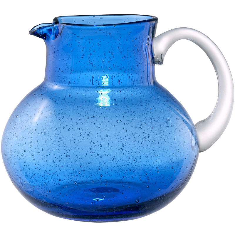 Artland Iris 90-Oz. Glass Pitcher, Blue