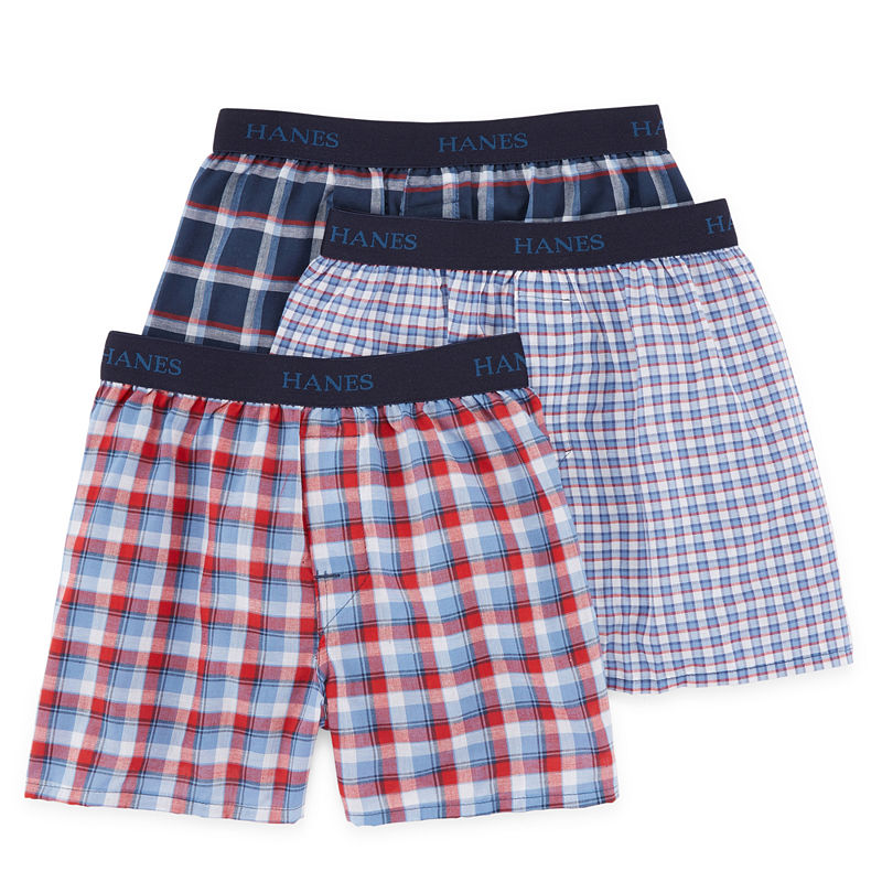 Hanes Boys Ultimate Boxers With Comfort Flex Waistband 3-Pack, Size ...
