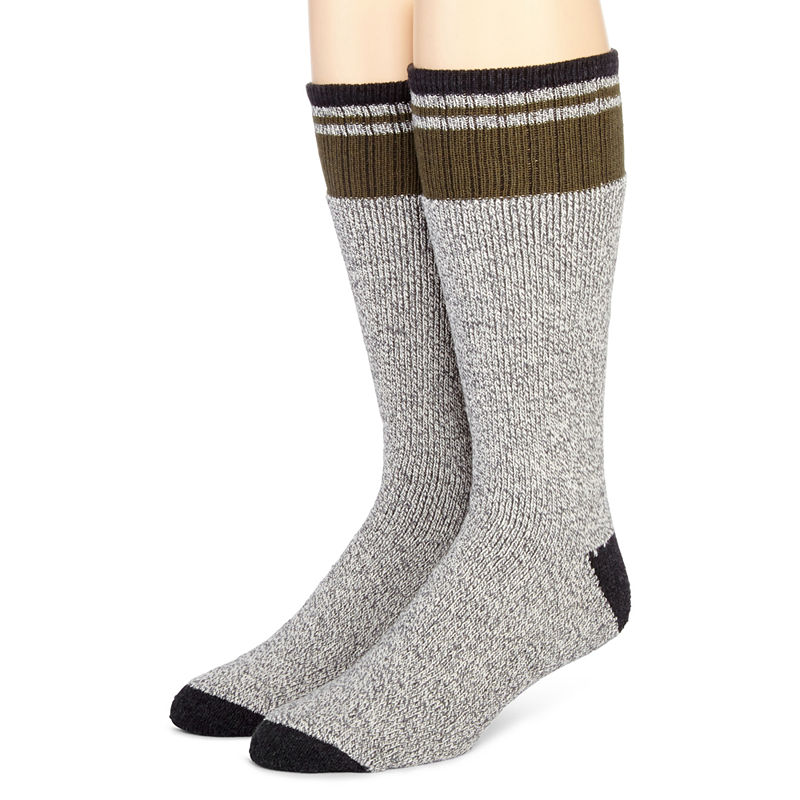 UPC 737899532557 product image for Dickies 2-pk. Thermal-Striped Boot Socks | upcitemdb.com