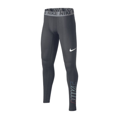 boys nike compression tights