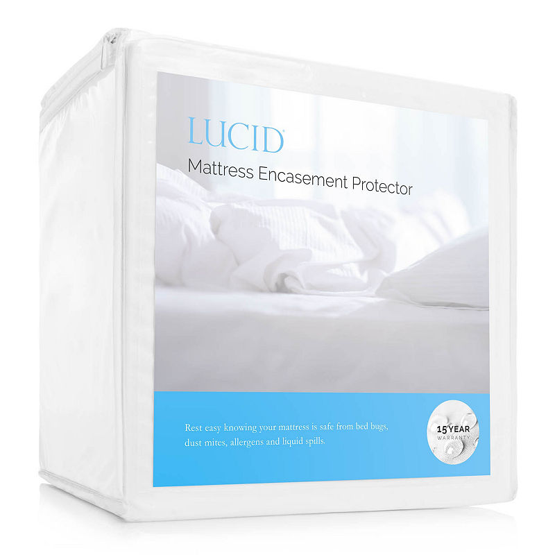 Lucid Zippered Mattress Encasement Bed Bug and Waterproof Protector